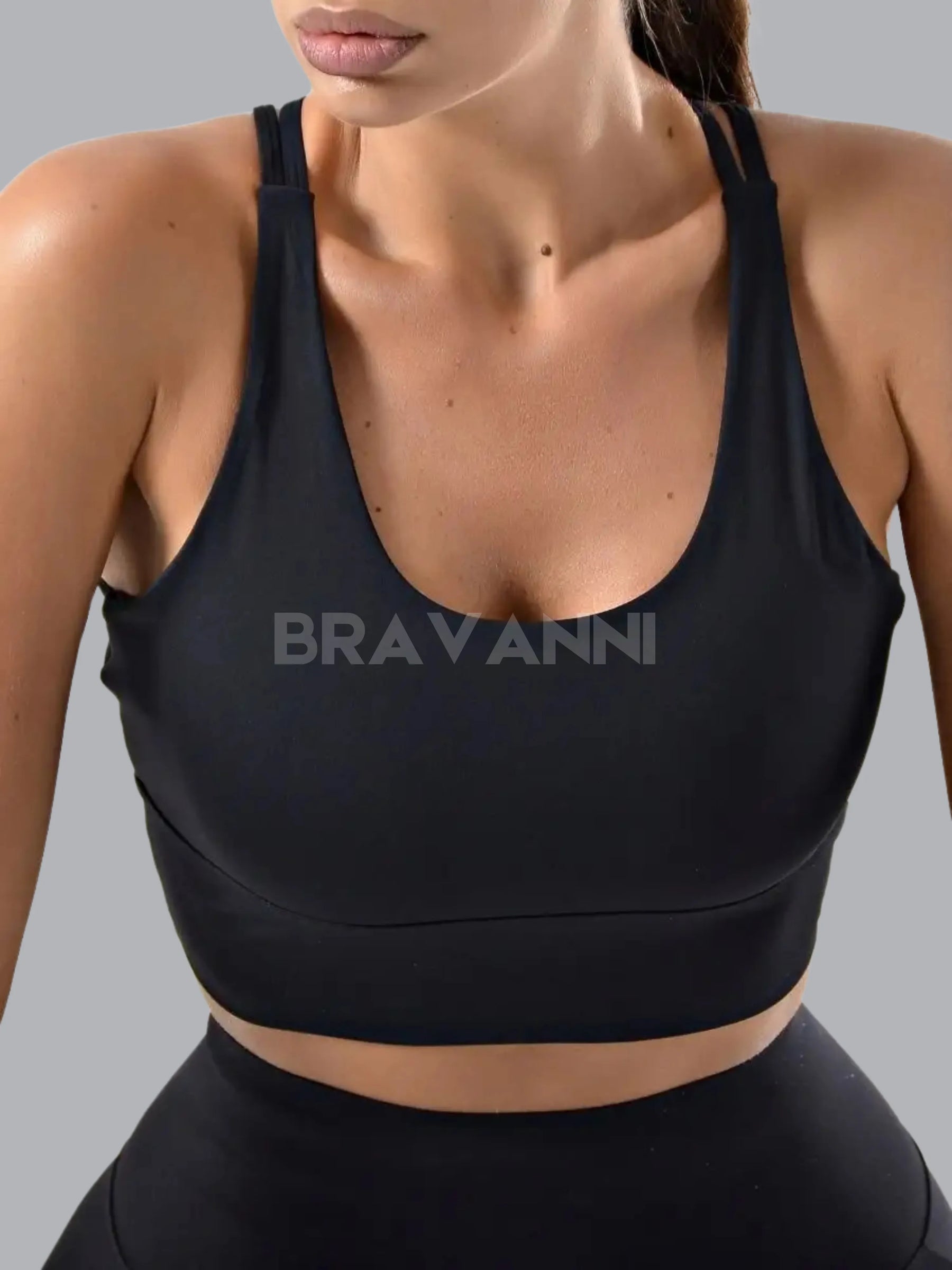 Top Esportivo com Costas Abertas e Push-Up - PulseFit