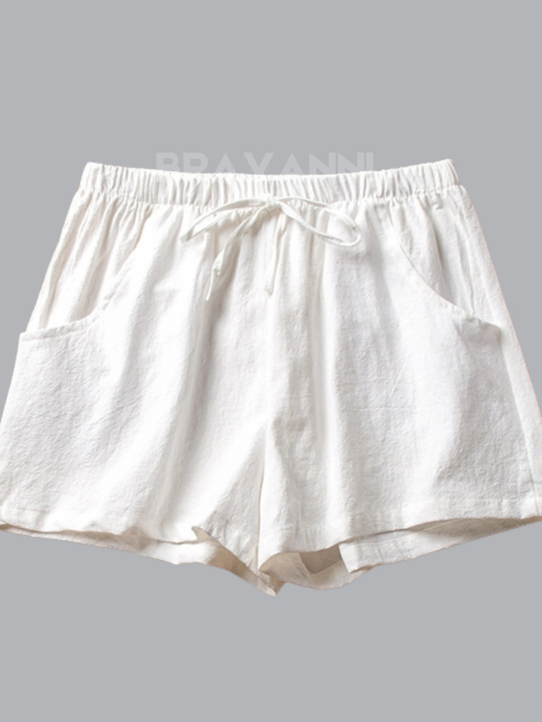 Shorts Esportivos Oversized com Elástico e Cordões - FreeMove
