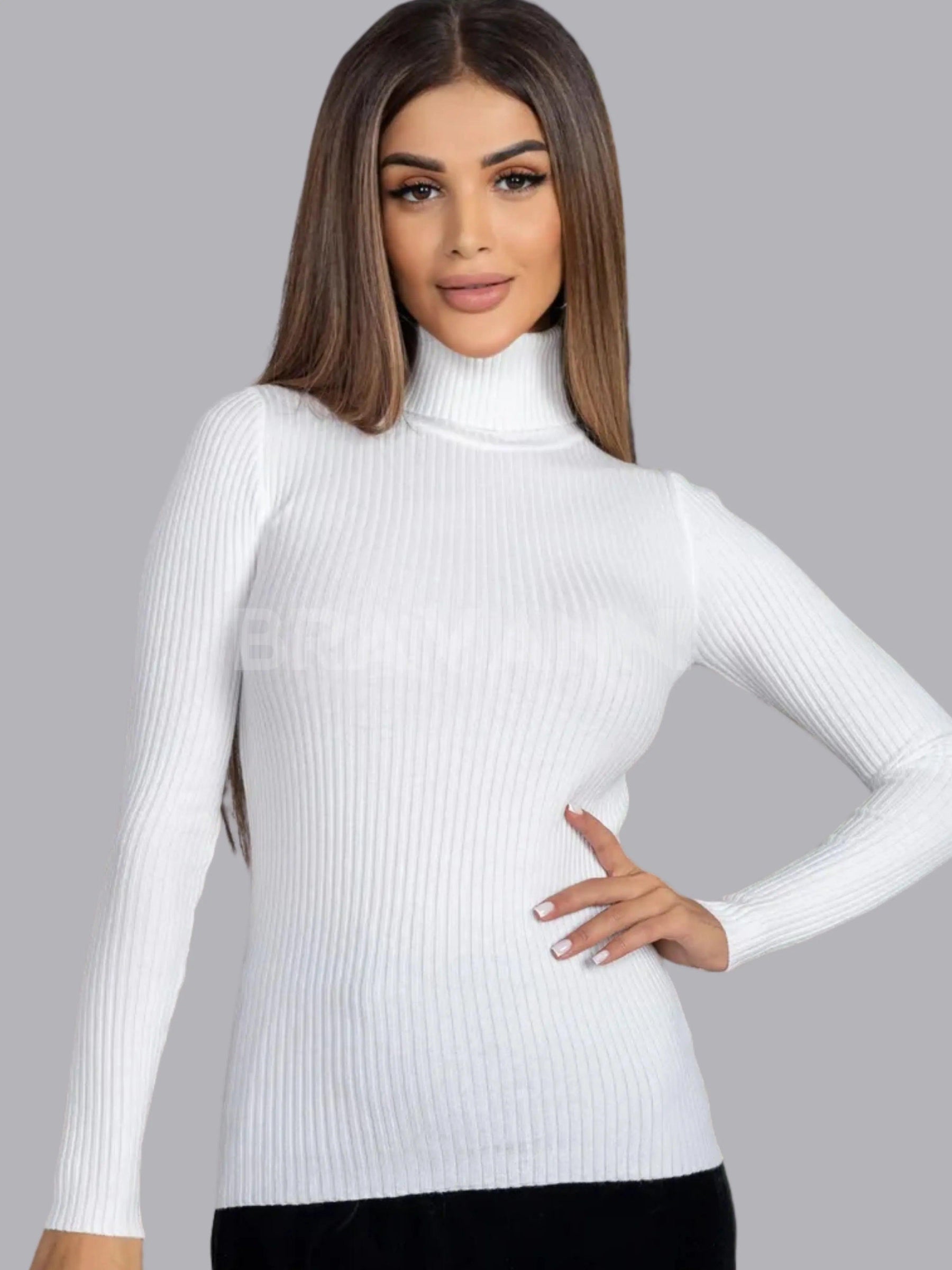 Blusa Feminina Manga Longa Tricot - SlimCot