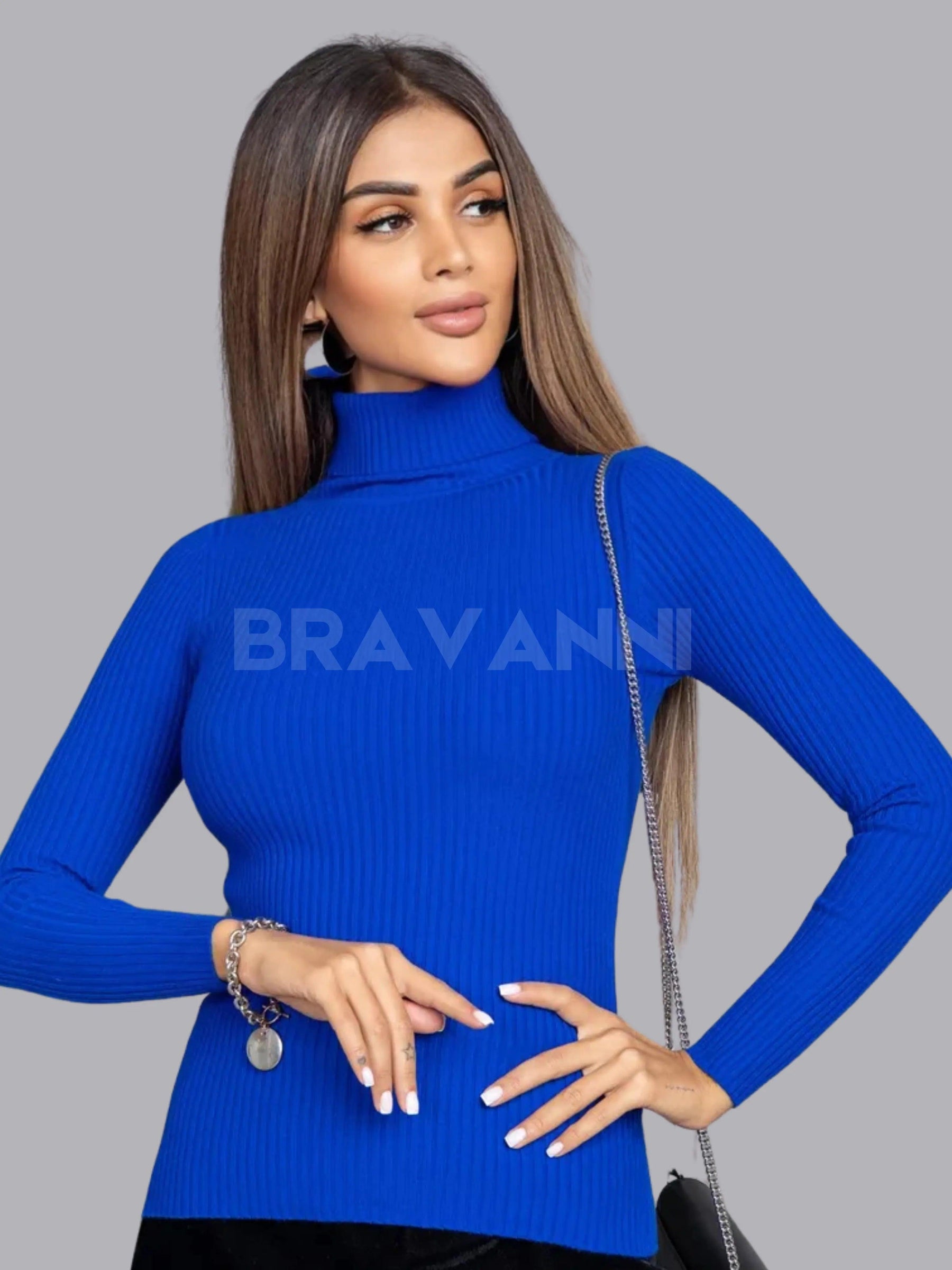 Blusa Feminina Manga Longa Tricot - SlimCot