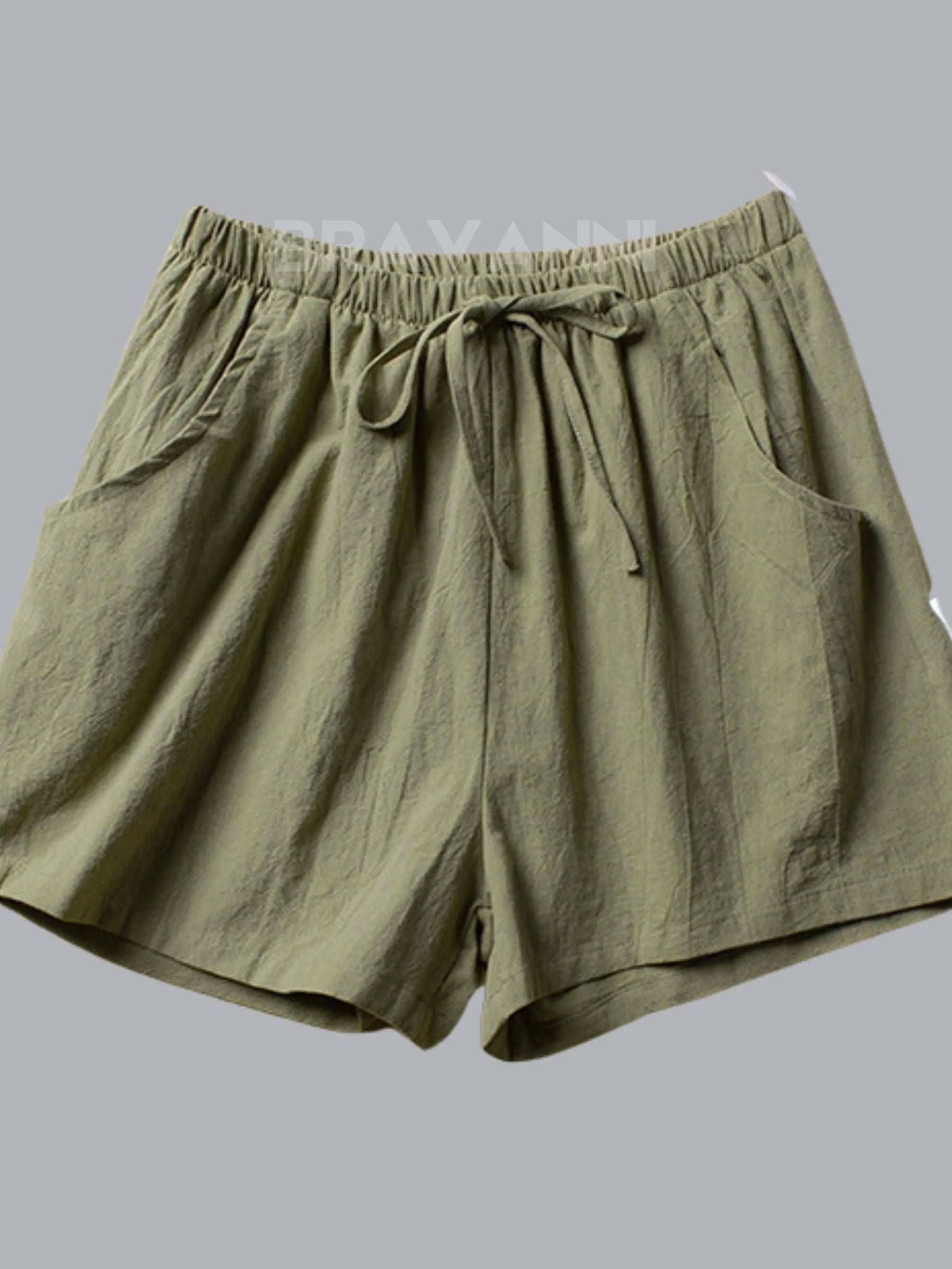 Shorts Esportivos Oversized com Elástico e Cordões - FreeMove