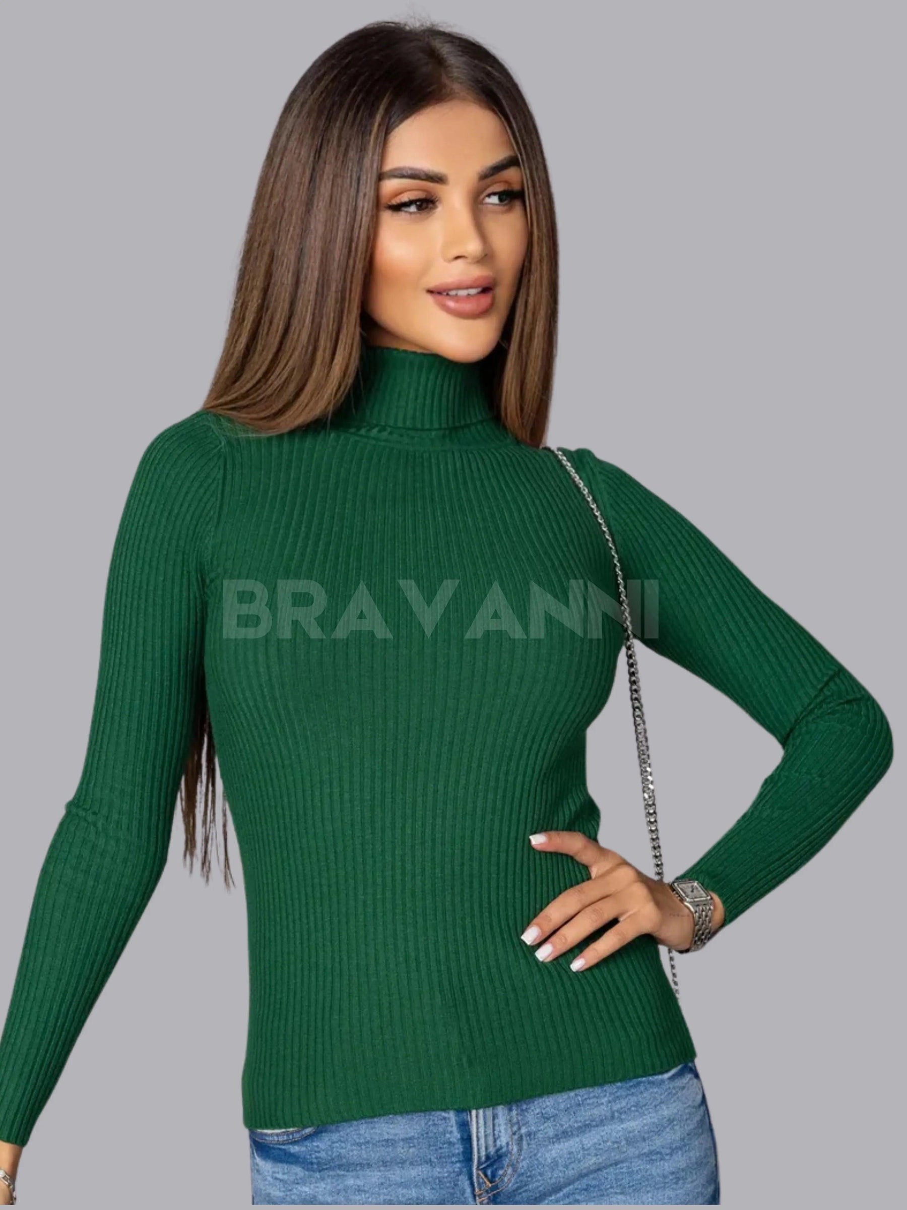 Blusa Feminina Manga Longa Tricot - SlimCot