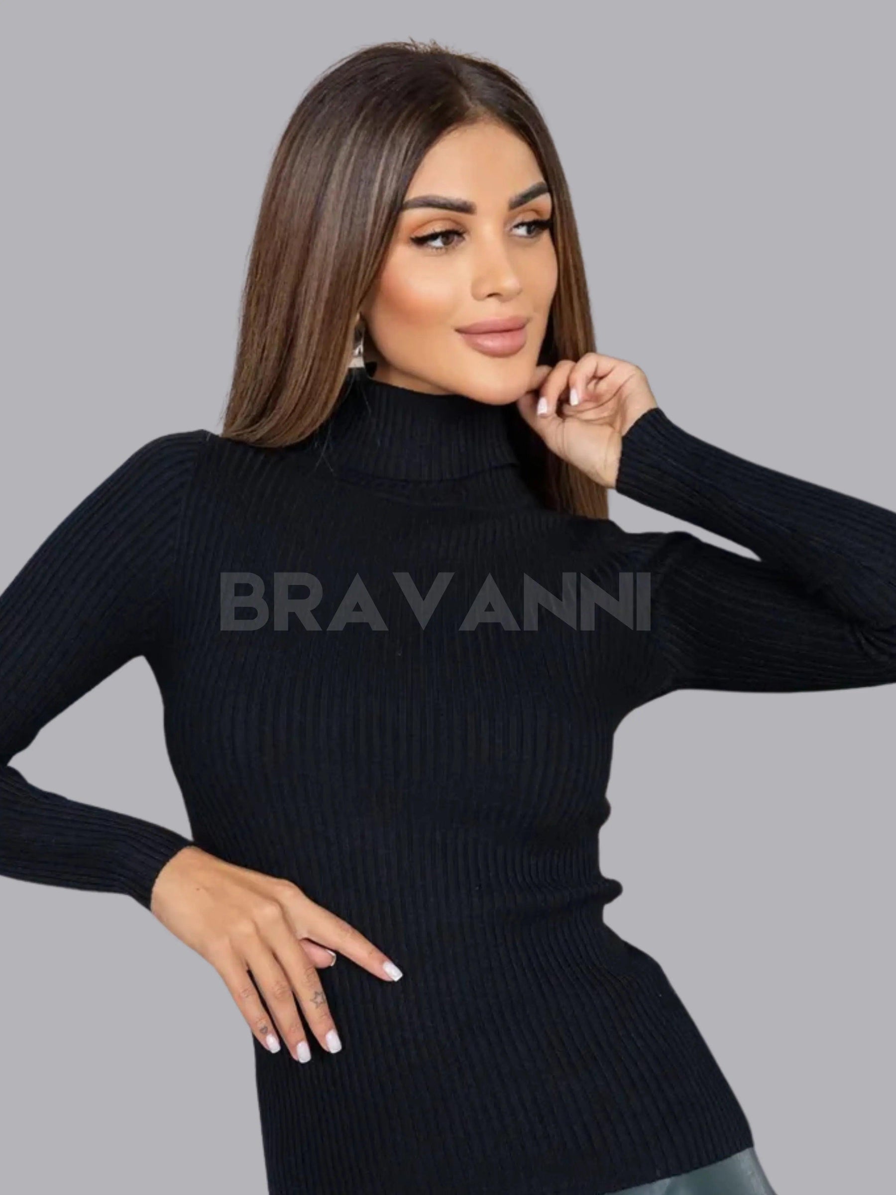 Blusa Feminina Manga Longa Tricot - SlimCot