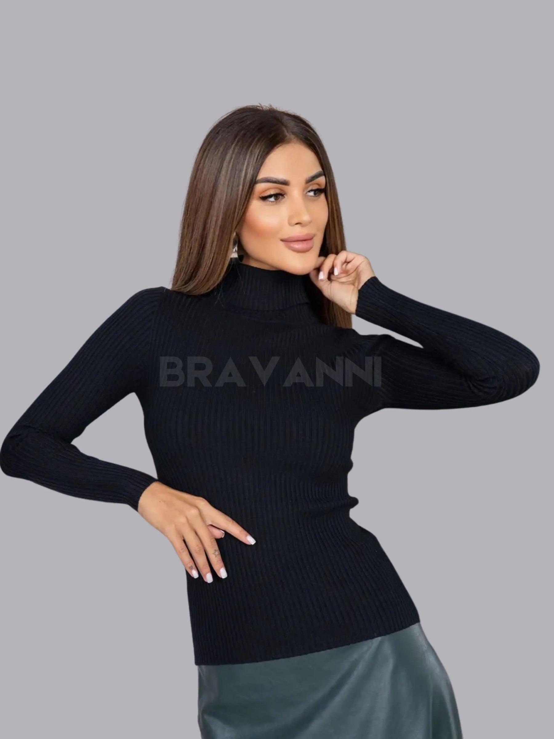 Blusa Feminina Manga Longa Tricot - SlimCot