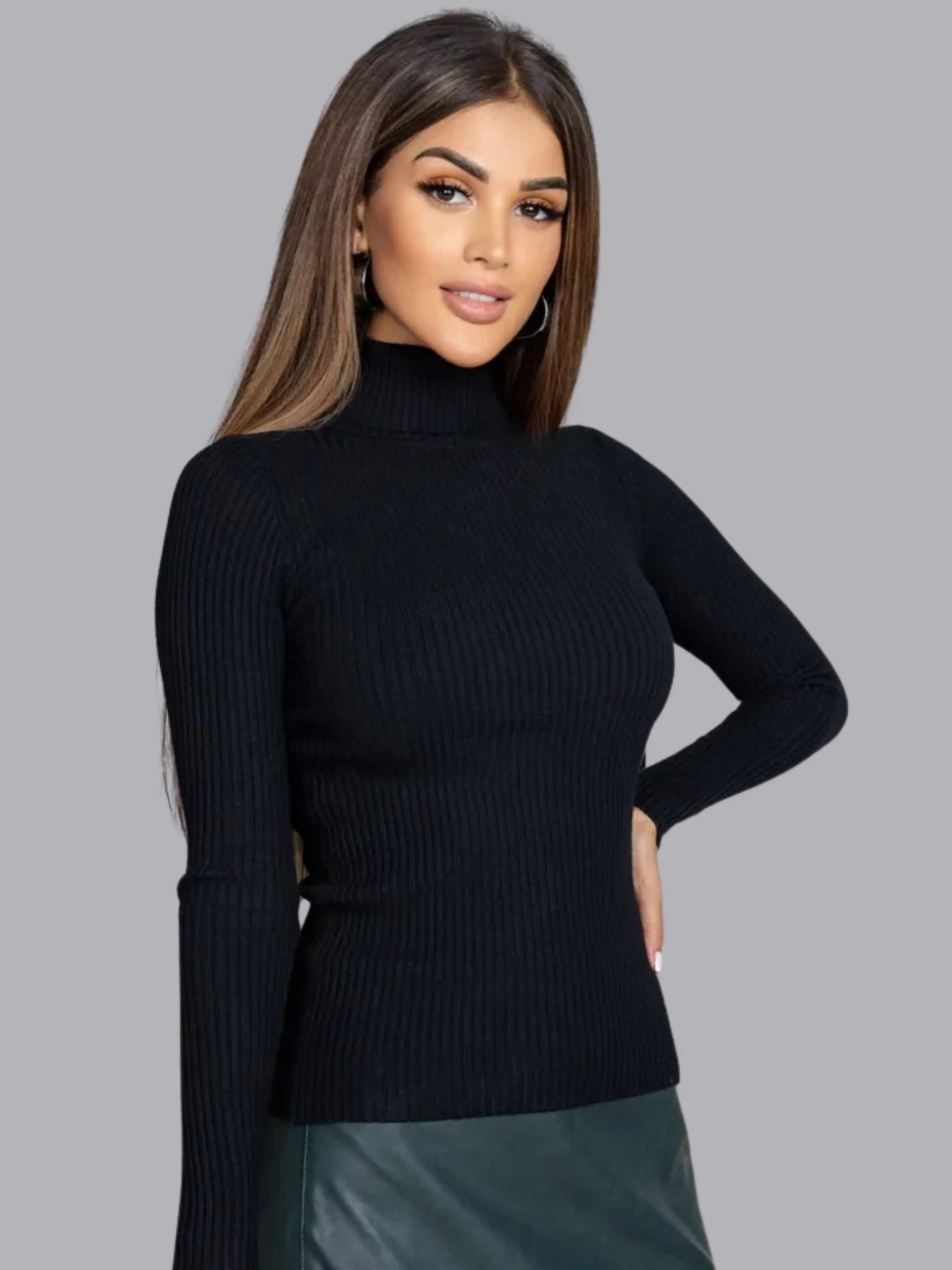 Blusa Feminina Manga Longa Tricot - SlimCot