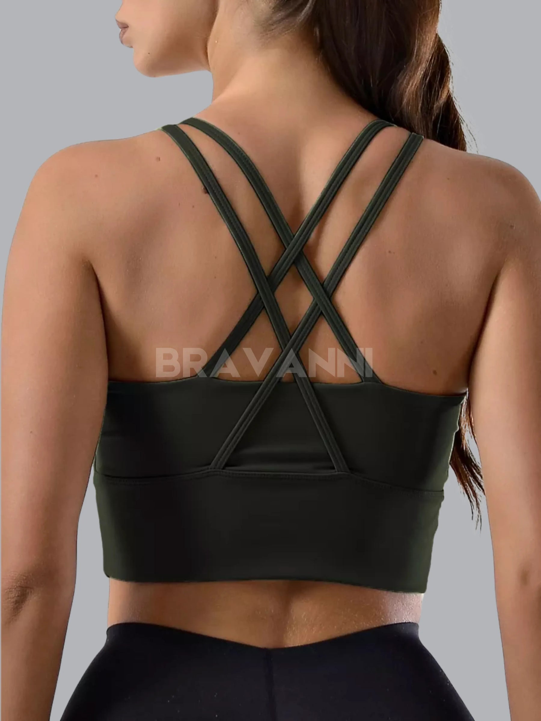Top Esportivo com Costas Abertas e Push-Up - PulseFit
