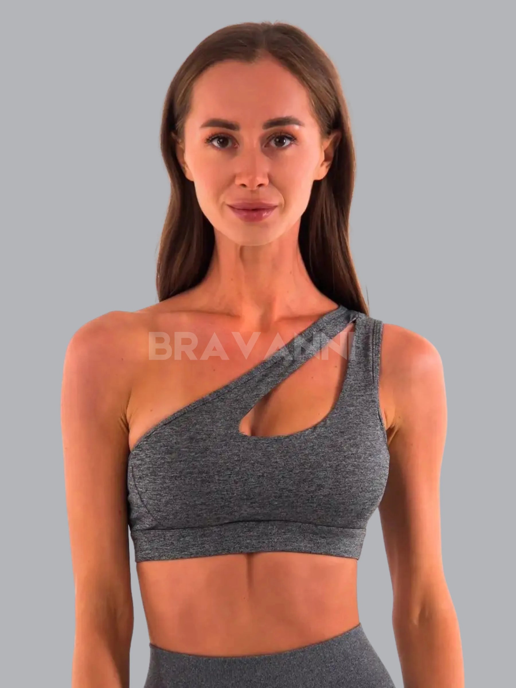 Top Esportivo de Ombro com Push Up - FlexLine