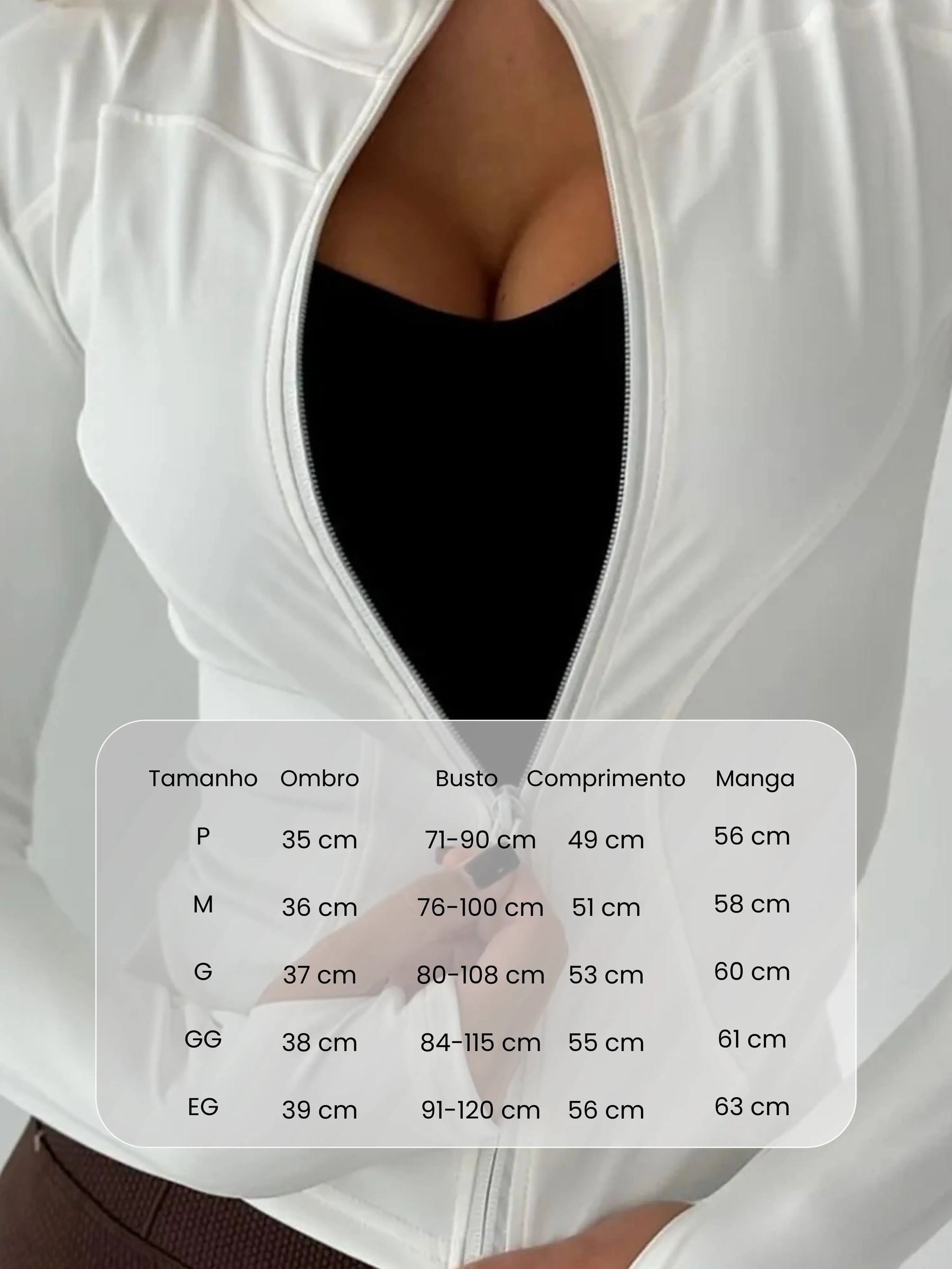 blusa feminina manga longa