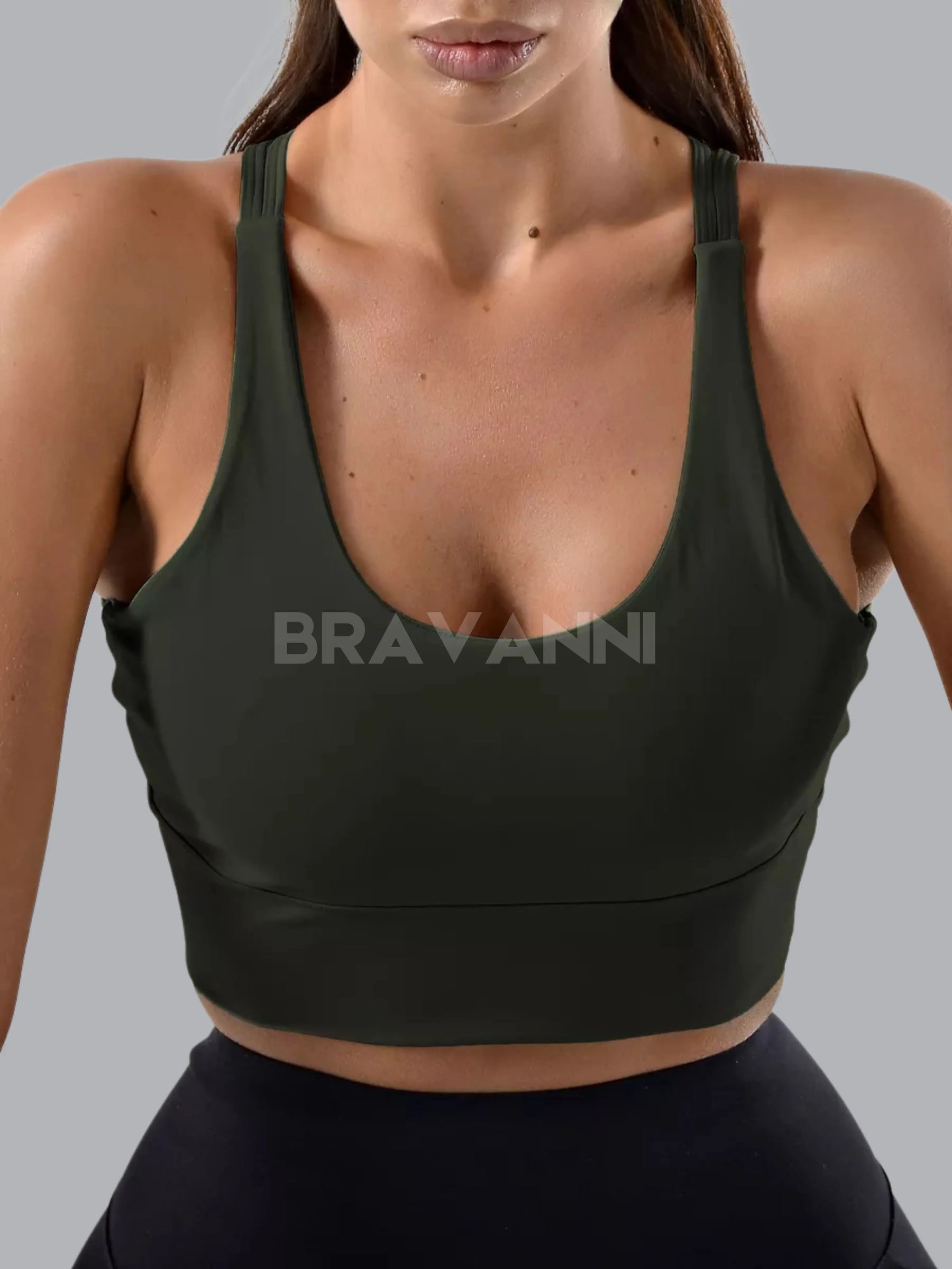 Top Esportivo com Costas Abertas e Push-Up - PulseFit