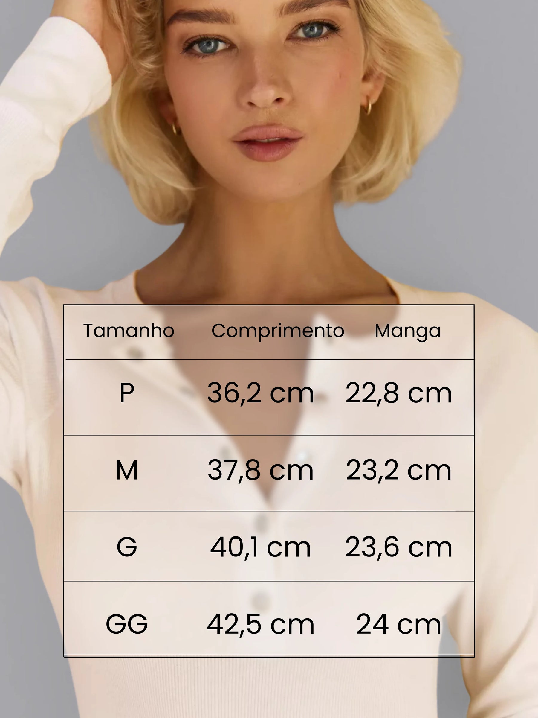 Blusa Feminina Canelada Manga Longa - ChicFlex