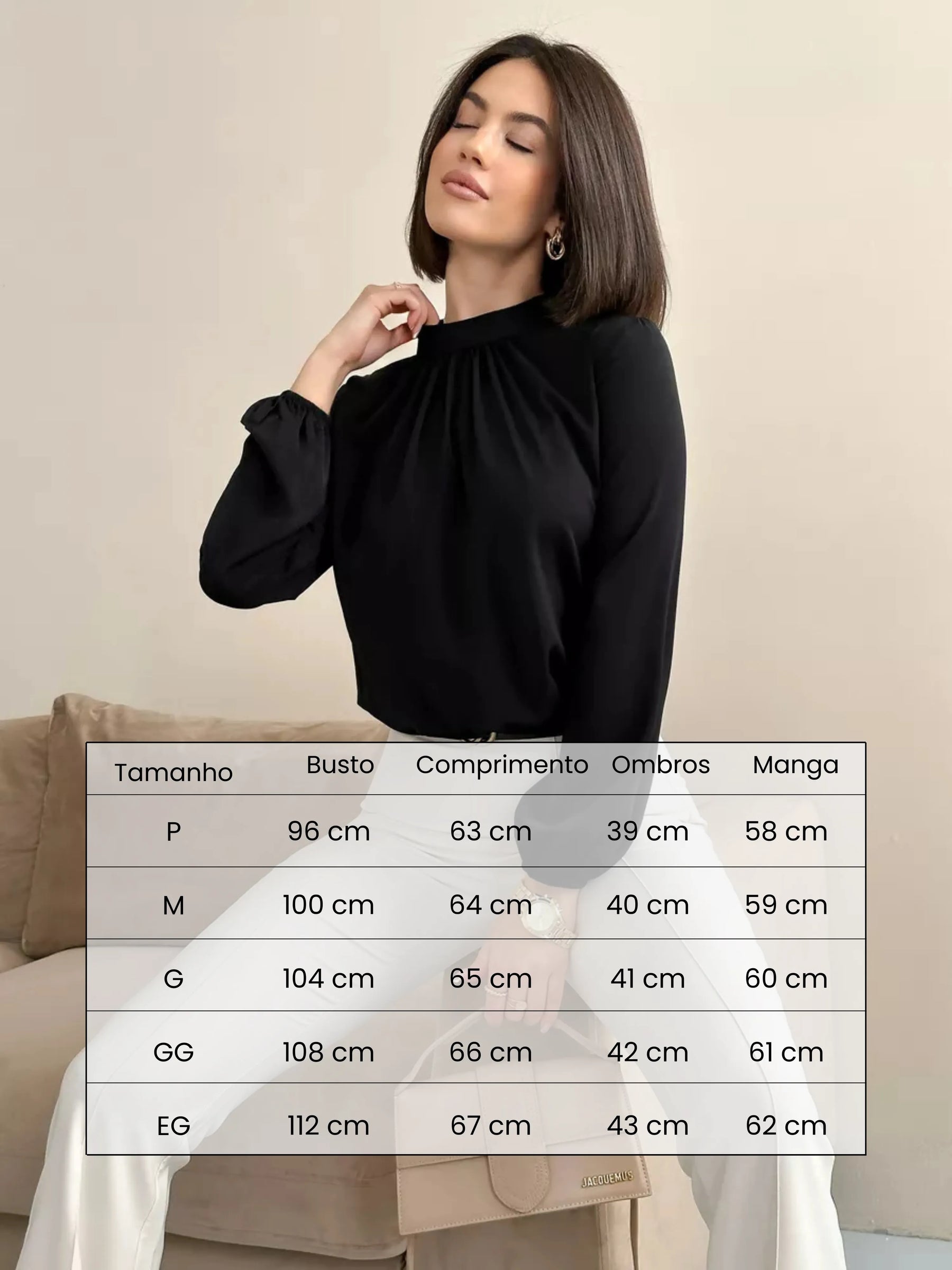 Blusa Feminina de Linho com Fita de Cetim e Botões - RetroFlow