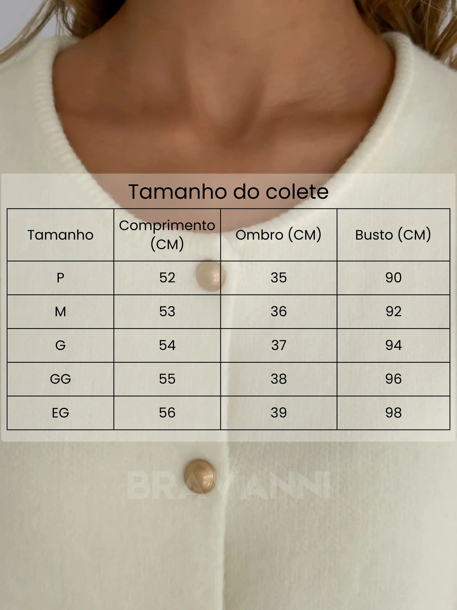 colete feminino