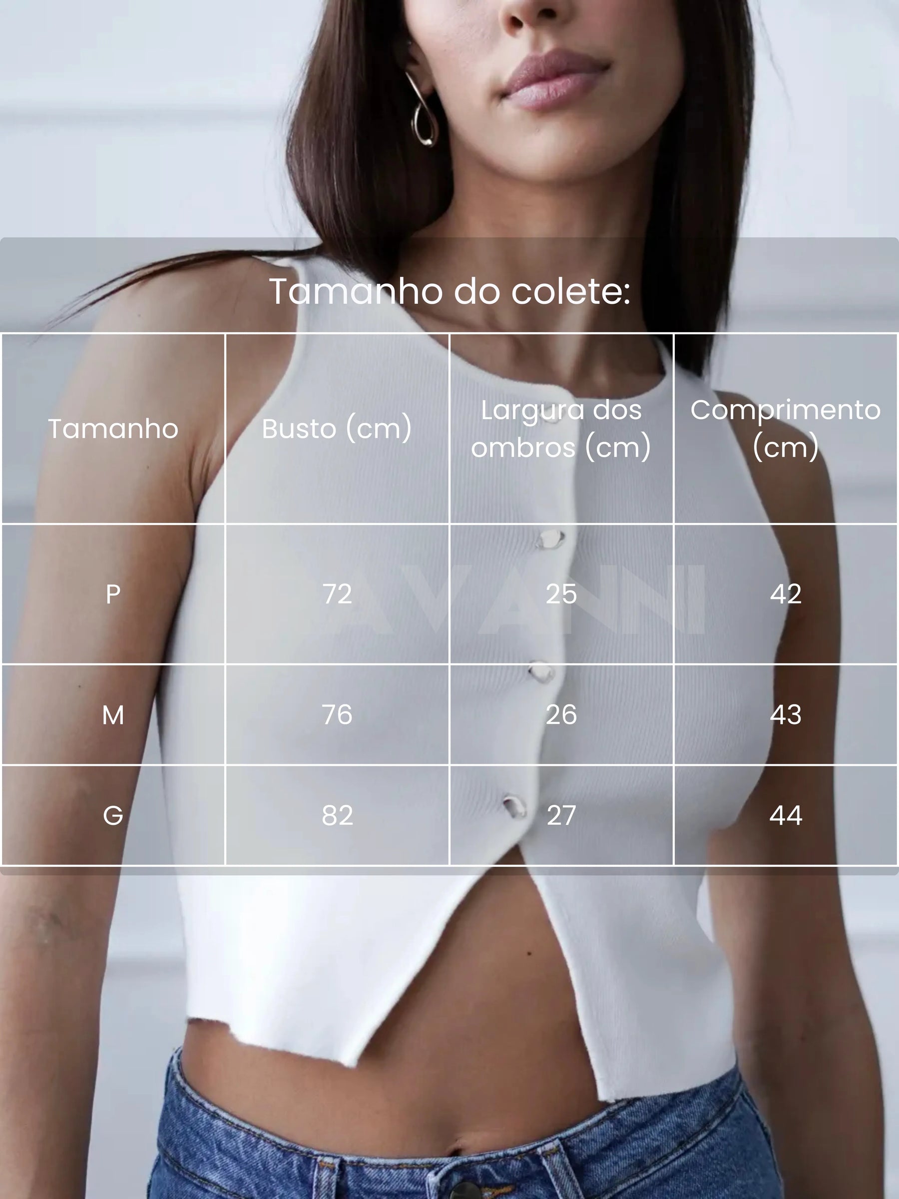 colete feminino