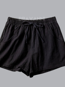 Shorts Esportivos Oversized com Elástico e Cordões - FreeMove