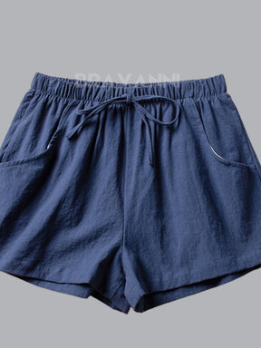 Shorts Esportivos Oversized com Elástico e Cordões - FreeMove