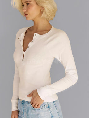 Blusa Feminina Canelada Manga Longa - ChicFlex