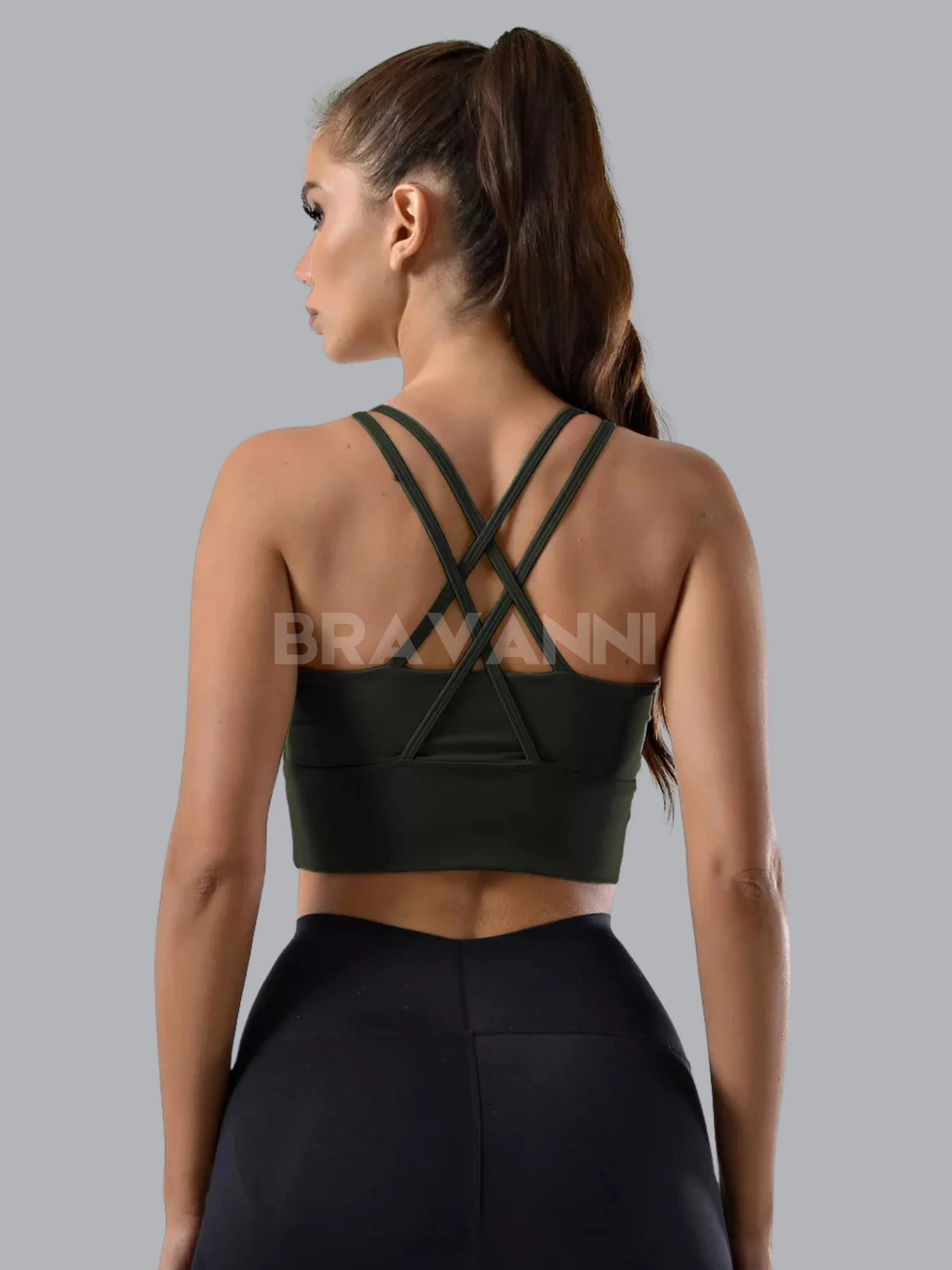 Top Esportivo com Costas Abertas e Push-Up - PulseFit
