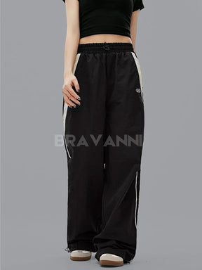 Calça Cargo Oversized com Cintura Alta e Bolsos - StreetPulse