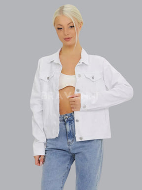 Jaqueta Jeans Oversized com Bolsos Laterais - FreeVibe